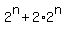2%5En+%2B+2%2A2%5En