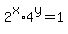 2%5Ex%2A4%5Ey=1