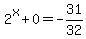 2%5Ex%2B0=-31%2F32