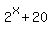 2%5Ex%2B20