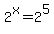 2%5Ex=2%5E5