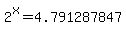 2%5Ex+=+4.791287847