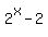 2%5Ex-2