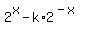 2%5Ex-k%2A2%5E%28-x%29