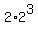 2+%2A+2%5E3