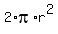 2+%2A+pi+%2A+r%5E2