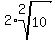 2+%2A+root%282%2C10%29