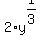 2+%2A+y%5E%281%2F3%29