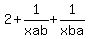 \"2+%2B+1%2Fxab+%2B+1%2Fxba\"