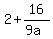 2+%2B+16%2F%289a%29