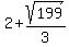 2+%2B+sqrt%28199%29%2F3
