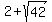 2+%2B+sqrt%2842%29