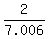 2+%2F+7.006