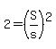 2+=+%28S%2Fs%29%5E2