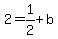 2+=+1%2F2+%2B+b