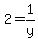 2+=+1%2Fy