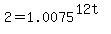 2+=+1.0075%5E%2812t%29