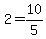 2+=+10%2F5