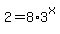 2+=+8%2A3%5Ex