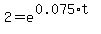 2+=+e%5E%280.075%2At%29