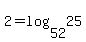 2+=+log%2852%2C25%29