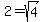 2+=+sqrt%284%29