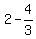 2+-+4%2F3