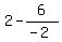 2+-+6%2F%28-2%29