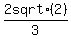 2+sqrt%282%29%2F3