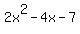 2+x%5E2-4+x-7