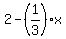 2-%281%2F3%29%2Ax
