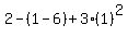 2-%281-6%29%2B3%281%29%5E2