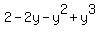 2-2y-y%5E2%2By%5E3