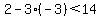 2-3%28-3%29%3C14