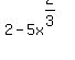 2-5x%5E%282%2F3%29