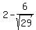 2-6%2Fsqrt%2829%29