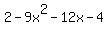 2-9x%5E2-12x-4