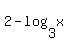 2-log%283%2Cx%29