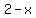 2-x%29=0