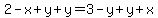2-x%2By%2By=3-y%2By%2Bx
