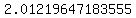 2.01219647183555