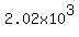 2.02x10%5E3