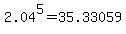 2.04%5E5=35.33059