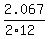 2.067%2F%282%2A12%29