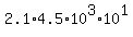 2.1%2A4.5%2A10+%5E3%2A10%5E1++