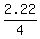 2.22%2F4