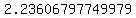 2.23606797749979