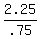 2.25%2F.75