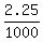 2.25%2F1000