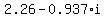 2.26+-+0.937%2A+i